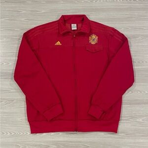 Adidas 2008/09 Spain National Team Euro Cup Jacket Red Men’s Size XL